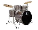 Gretsch Energy 5-Piece Drum Set with Hardware and Cymbals Silver